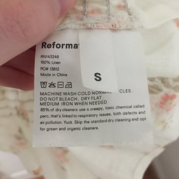 Reformation Junebug Ruffle Sleeveless Linen Top - Picture 3 of 5